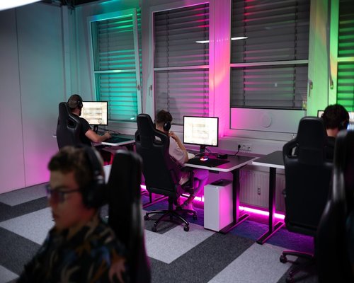 ArcticPulseFi team working in modern office New Zealand gaming technology company